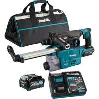 Marteau rotatif sans fil avec moteur sans balai XGT SDS-Plus avec accessoire daspiration des poussi&egrave;res DX10, 40 V, 1-3/16", 3 lb-pi, 0-840 tr/min OCP Construction Supplies