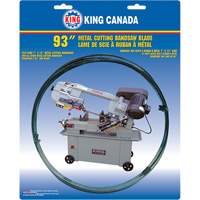 General Purpose Band Saw Blade, Bi-Metal, 93" L x 3/4" W x 0.032" Thick, 6-10 TPI OCP Construction Supplies