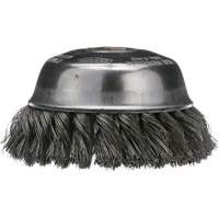 Knotted Cup Brush, 4" Dia. x 5/8"-11 Arbor OCP Construction Supplies