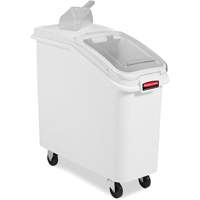 Mobile Ingredient Bins with Sliding Lid, 2.75 cu. ft. Capacity, 28" H x 13-13/100" W x 29-1/4" D OCP Construction Supplies