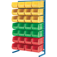 Supports fixes pour contenants - &agrave; un cot&eacute; - Support seulement, 36" la x 12" p x 61" h OCP Construction Supplies