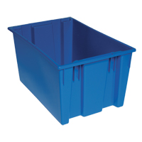 Contenants Stack & Nest, 15" x 29,5" x 19,5", Bleu OCP Construction Supplies