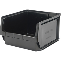 Contenant empilable, 18,375" la x 18,375" p x 11,875" h, Noir OCP Construction Supplies