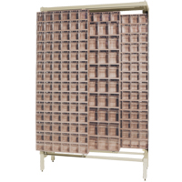 Syst&egrave;me de stockage &agrave; glissi&egrave;re &agrave; bacs basculants autonome, 48" la x 18" p x 77" h, 303 tiroirs OCP Construction Supplies