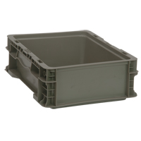 Contenant pliable et empilable, 15" la x 12" p x 5" h, Gris OCP Construction Supplies