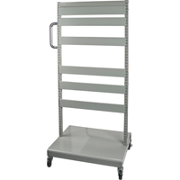 Servante mobile de bacs &agrave; plateaux inclinables - chariot seulement, &agrave; deux c&ocirc;t&eacute;s, 26-1/4" la x 22" p x 57-1/2" h OCP Construction Supplies
