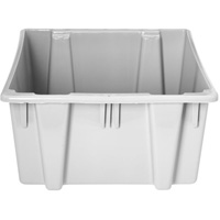 Caisse-palette empilable et emboîtable, 13" x 15,5" x 19,5", Gris OCP Construction Supplies