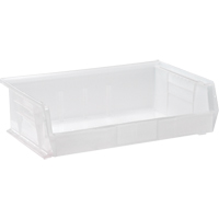 Clear-View Ultra Stack & Hang Bin, 16-1/2" W x 5" H x 10-7/8" D, Clear OCP Construction Supplies