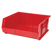 Bac empilable & &agrave; suspendre, 16-1/2" la, 7" h x 14-3/4" p, Rouge OCP Construction Supplies