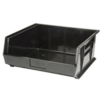 Bac empilable & &agrave; suspendre, 16-1/2" la, 7" h x 14-3/4" p, Noir OCP Construction Supplies