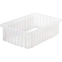 Contenant Divider Box, Plastique, 16,5" la x 10,875" p x 5" h, Gris OCP Construction Supplies