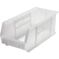 Ultra Stack & Hang Bin, 8-1/4" W x 7" H x 18" D, Clear OCP Construction Supplies