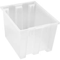 Contenant robuste Stack & Nest, 13" x 15,5" x 19,5", Transparent OCP Construction Supplies