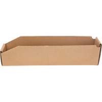 Boîtes profondes en carton ondul&eacute;, 1-7/8" la x 17-1/8" p x 4-1/2" h, Beige OCP Construction Supplies