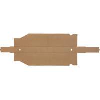 Boîtes profondes en carton ondul&eacute;, 2-7/8" la x 17-1/4" p x 4-1/2" h, Beige OCP Construction Supplies