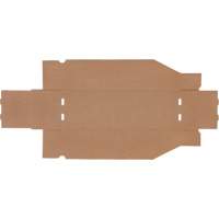 Boîtes profondes en carton ondul&eacute;, 5-3/4" la x 17-1/4" p x 4-1/2" h, Beige OCP Construction Supplies