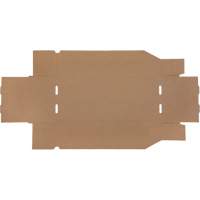 Boîtes profondes en carton ondul&eacute;, 7-3/4" la x 17-1/4" p x 4-1/2" h, Beige OCP Construction Supplies
