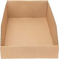 Boîtes profondes en carton ondul&eacute;, 9-3/4" la x 17-1/4" p x 4-1/2" h, Beige OCP Construction Supplies