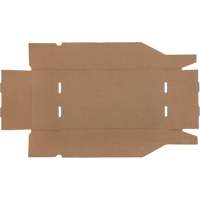 Boîtes profondes en carton ondul&eacute;, 9-3/4" la x 17-1/4" p x 4-1/2" h, Beige OCP Construction Supplies