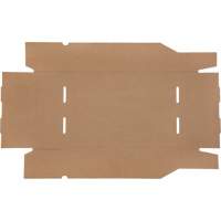 Boîtes profondes en carton ondul&eacute;, 11-3/4" la x 17-1/4" p x 4-1/2" h, Beige OCP Construction Supplies