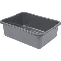 Bac d'entreposage tout usage &agrave; fond rainur&eacute;, 7" ha x 15" p x 21" lo, Plastique, Gris OCP Construction Supplies