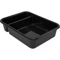Bac d'entreposage tout usage &agrave; compartiment, 7" ha x 15" p x 20" lo, Plastique, Noir OCP Construction Supplies