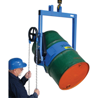 Leveurs de baril - Inclinaison &agrave; engrenages, Baril de 55 gal. US (45 gal. imp.), Capacit&eacute; 1500 lb/680 kg OCP Construction Supplies