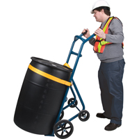 Diable pour baril, Fabriqu&eacute; en Acier, 25 - 55 gal. US (20 - 45 gal. imp.) OCP Construction Supplies