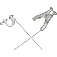 Heavy-Duty Bonding & Grounding Wire Assemblies - Hand Clamps & C-Clamps OCP Construction Supplies