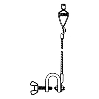 Light-Duty Bonding & Grounding Wire Assemblies - Alligator Clip & Small C-Clamps OCP Construction Supplies