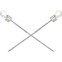Light-Duty Bonding & Grounding Wire Assemblies - Two 1/4" Terminal Connectors OCP Construction Supplies