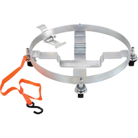 Tilting Drum Dollies, Steel, 900 lbs. Capacity, 23-1/2" Diameter, Hard Rubber Casters OCP Construction Supplies