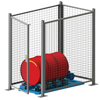 M&eacute;langeur rotatif stationnaire - Grille de s&eacute;curit&eacute; OCP Construction Supplies