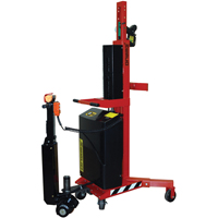 Manipulateur ergonomique de baril &agrave; lev&eacute;e et entraînement motoris&eacute;s, DM-100-PLD, 30 - 85 gal. US (25 - 70 gal. imp.) OCP Construction Supplies