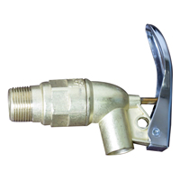 Zinc Drum Faucet - No Flame Arrestor , Zinc Alloy, 3/4" NPT Inlet OCP Construction Supplies