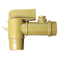 2" NPT Polyethylene Deluxe Drum Faucet, Polyethylene, 2" NPT OCP Construction Supplies