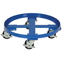 Heavy Duty Drum Dolly, Steel, 2000 lbs. Capacity, 24-1/8" Diameter, Phenolic Casters OCP Construction Supplies