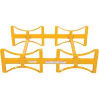 Steel Stackable Drum Rack, 2 Drums, 1600 lbs. Capacity, 45-1/2" W x 29-7/8" D x 12-3/4" H OCP Construction Supplies