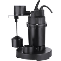 Pompe de puisard submersible thermoplastique, 2560 gal./h, 115 V, 4,6 A, 1/3 CV OCP Construction Supplies