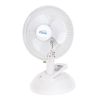 Ventilateur &agrave; pince & de bureau, Diam&egrave;tre 6", 2 vitesses OCP Construction Supplies