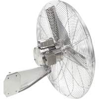 Ventilateurs en acier inoxydable lavables &agrave; grande eau pour service alimentaire, Industriel, 1 vitesses, Diam&egrave;tre de 20" OCP Construction Supplies