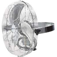 Wall-Mounted Air Circulator, Commercial, 3 Speed, 18" Diameter OCP Construction Supplies