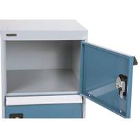 &eacute;tabli &agrave; deux portes sur pi&eacute;destal, 28" h x 18" l x 21" p OCP Construction Supplies