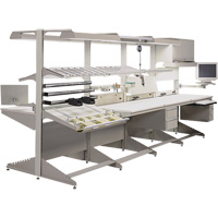 Postes de travail modulaire ergonomiques - Tableaux &agrave; marqueur ou &agrave; punaises OCP Construction Supplies