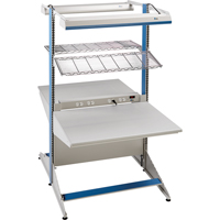 Postes de travail modulaires ergonomiques - Exemples de configurations - A-DS Modules de d&eacute;part &agrave; deux c&ocirc;t&eacute;s, 60" la x 56" p x 84" h, Module de d&eacute;part &agrave; deux c&ocirc;t&eacute;s OCP Construction Supplies