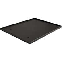 Fond de casier, Convient aux casiers 12" x 18", Noir, Plastique OCP Construction Supplies