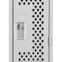 Casiers Clean Line, 12" x 12" x 72", Acier, Gris, Rivet (assembl&eacute;), Perfor&eacute; OCP Construction Supplies