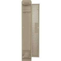 Casiers Clean Line, 12" x 12" x 82", Acier, Beige, Rivet (assembl&eacute;), Perfor&eacute; OCP Construction Supplies
