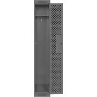 Casiers Clean Line, 12" x 15" x 72", Acier, Charbon, Rivet (assembl&eacute;), Perfor&eacute; OCP Construction Supplies