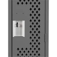 Casiers Clean Line, 12" x 15" x 72", Acier, Charbon, Rivet (assembl&eacute;), Perfor&eacute; OCP Construction Supplies
